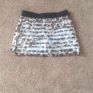 Small leopard skirt
